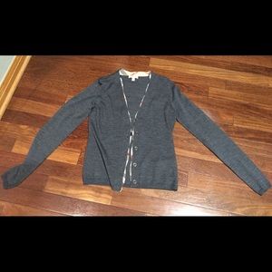 Burberry merino wool sweater Gray Medium